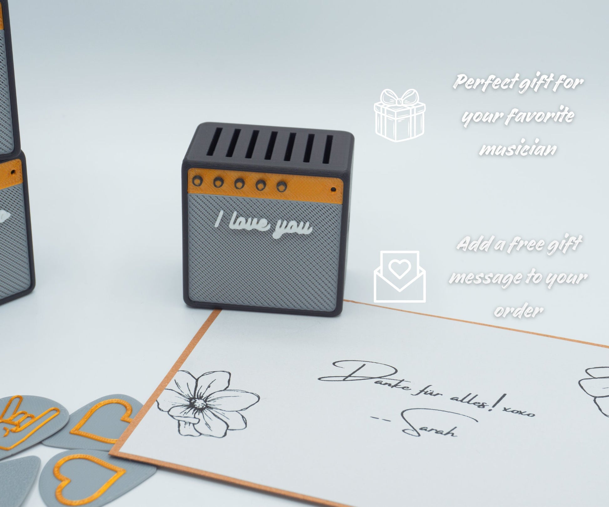 Personalisierte Plektrum Halterung Guitar Picks Display Plektrumhalter
