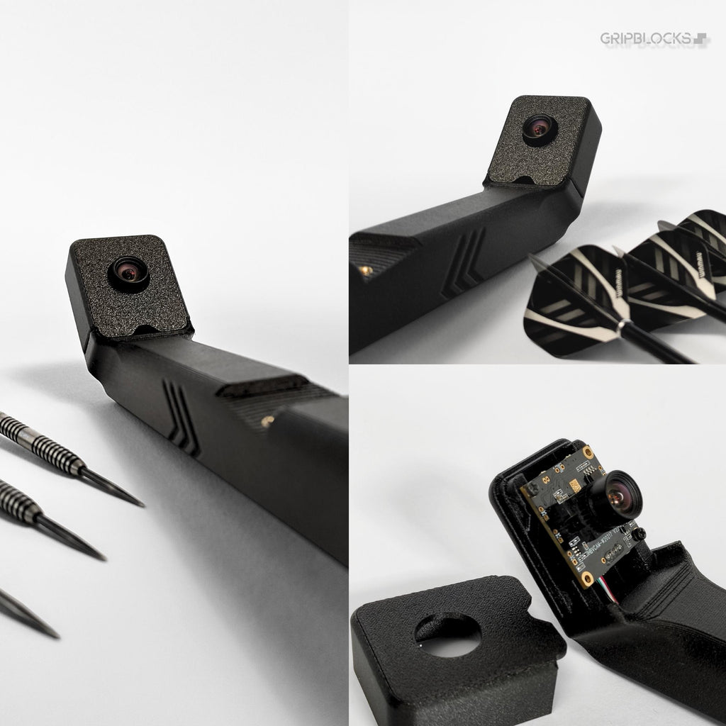 Kamerahalterungen für Target Corona Vision Ring | Autodarts kompatibel | mit Kabelführung | für OV9732 USB Kamera