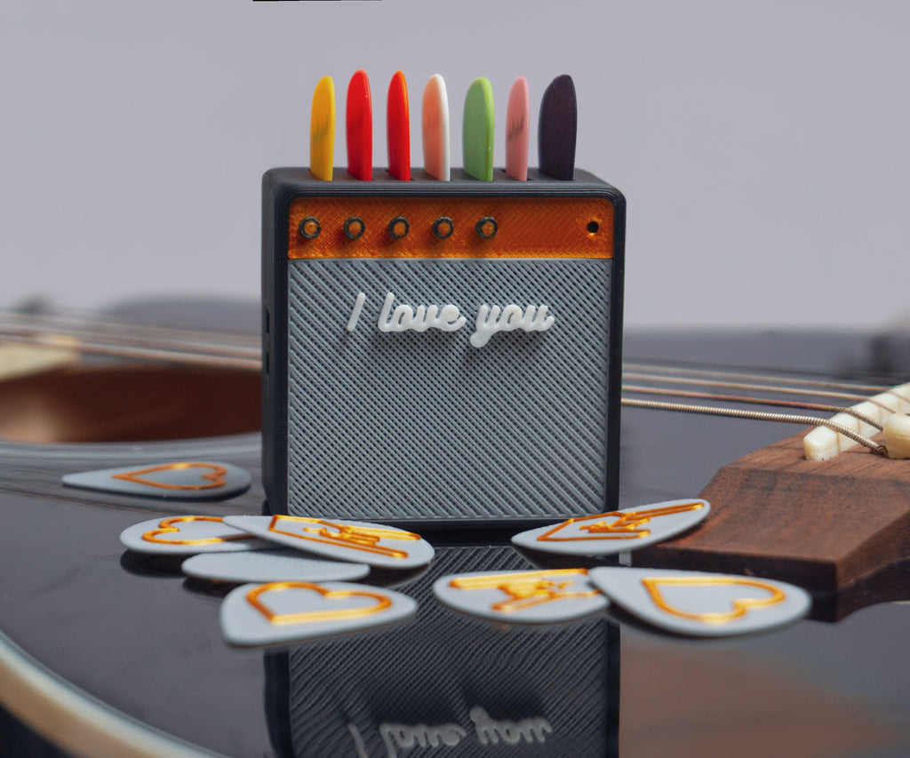 Personalisierte Plektrum Halterung Guitar Picks Display Plektrumhalter